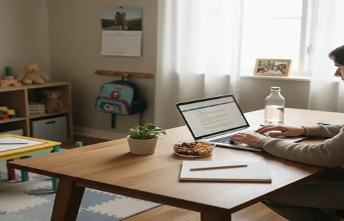 Finding Your Flow: Simple Healthy Lifestyle Tips for Working-From-Home Parents