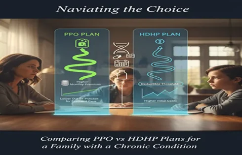 Navigating the Choice: Comparing PPO vs. HDHP Plans for a Family with a Chronic Condition