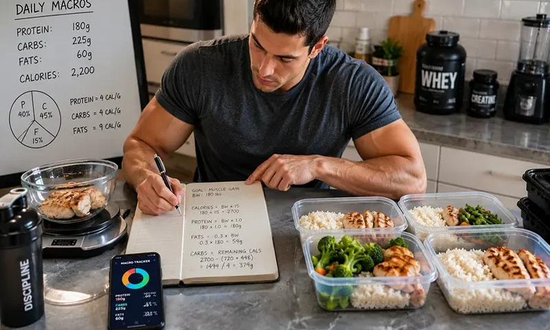 How to Calculate Daily Macros for Bodybuilding Meal Prep